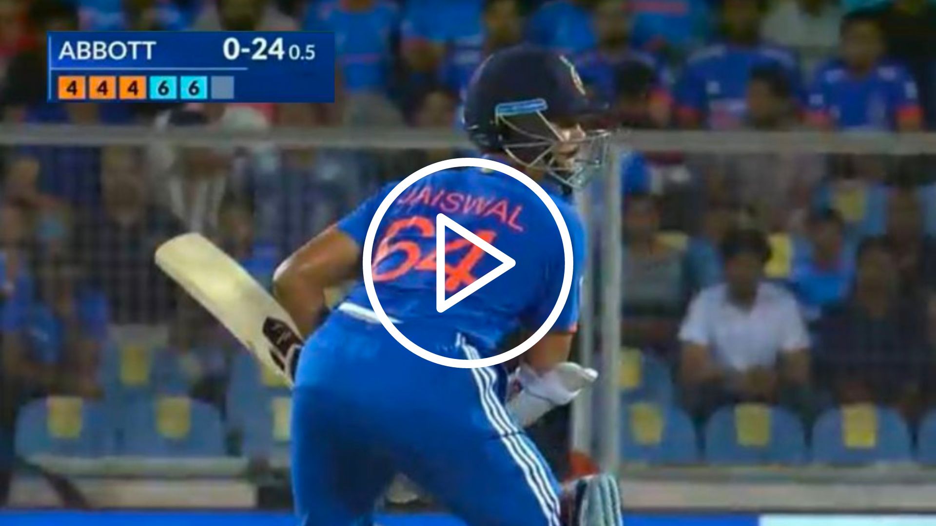 [Watch] Yashasvi Jaiswal Tonks Sean Abbott For 24 Runs In An During Gala At Thiruvam